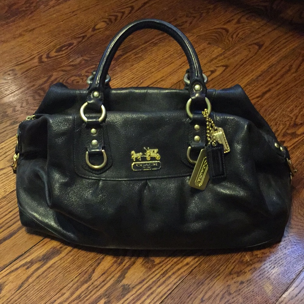 Genuine Coach Leather Sabrina Satchel